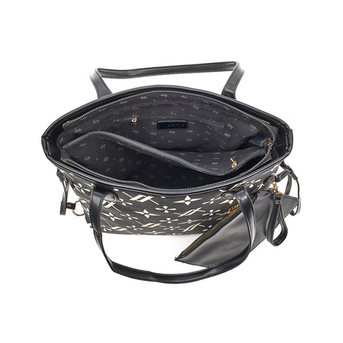 Verde Γυναικεία Τσάντα Ώμου 16-7636 Μαύρο