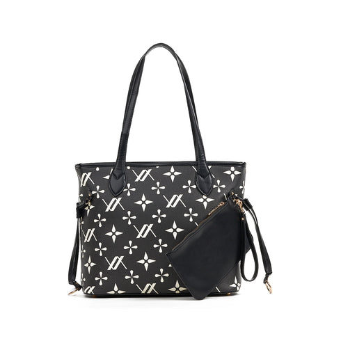 Verde Γυναικεία Τσάντα Ώμου 16-7636 Μαύρο