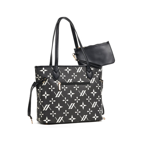 Verde Γυναικεία Τσάντα Ώμου 16-7636 Μαύρο