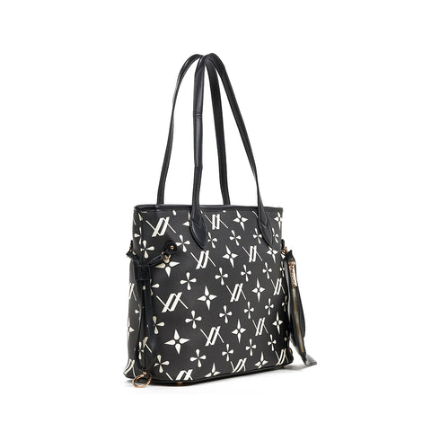 Verde Γυναικεία Τσάντα Ώμου 16-7636 Μαύρο