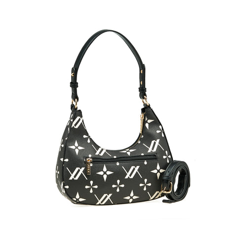 Verde Γυναικεία Τσάντα Ώμου 16-7637 Μαύρο