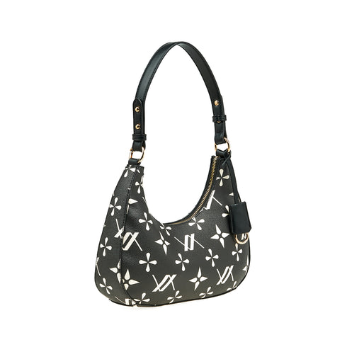 Verde Γυναικεία Τσάντα Ώμου 16-7637 Μαύρο