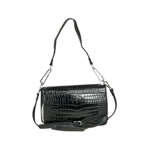 Verde Γυναικεία Τσάντα Ώμου 16-7650 Μαύρο