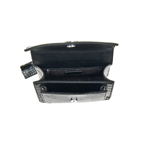 Verde Γυναικεία Τσάντα Ώμου 16-7651 Μαύρο