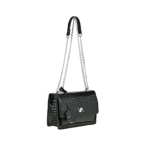 Verde Γυναικεία Τσάντα Ώμου 16-7651 Μαύρο