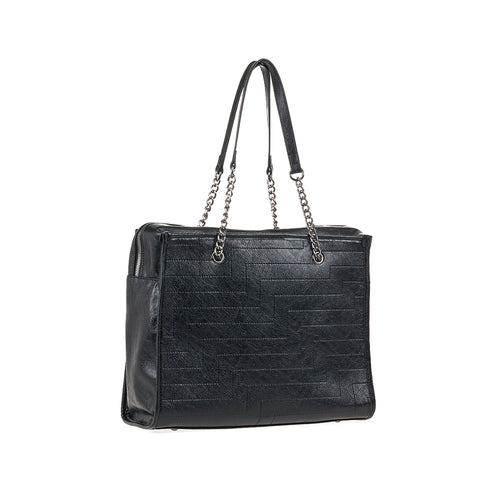 Verde Γυναικεία Τσάντα Ώμου 16-7654 Μαύρο