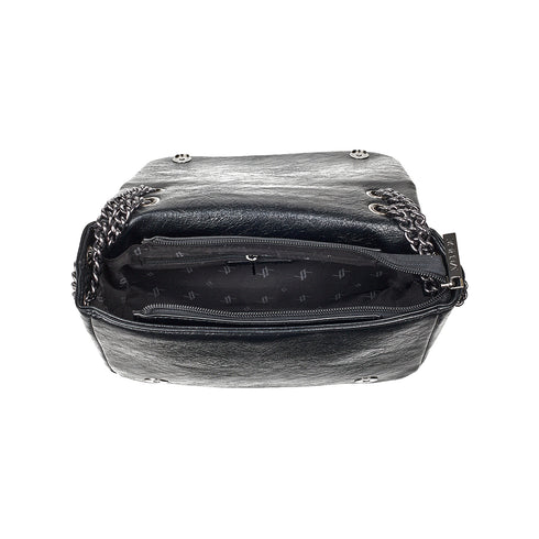 Verde Γυναικεία Τσάντα Ώμου 16-7655 Μαύρο