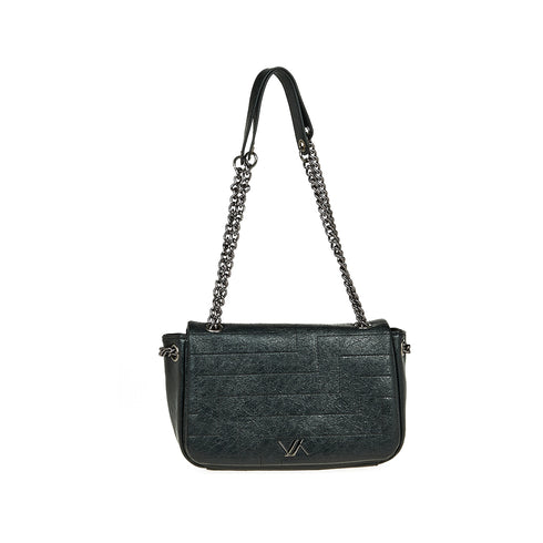 Verde Γυναικεία Τσάντα Ώμου 16-7655 Μαύρο