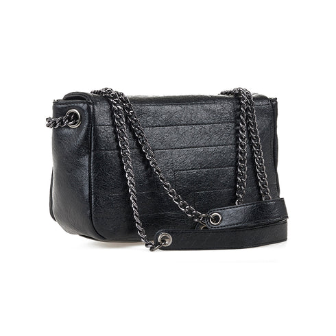 Verde Γυναικεία Τσάντα Ώμου 16-7655 Μαύρο