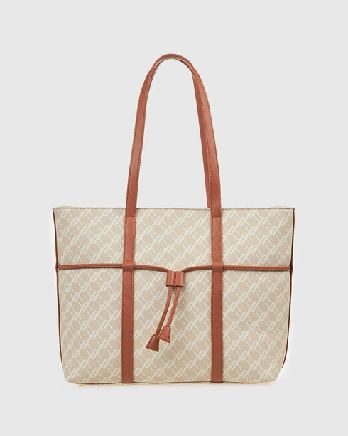 Verde Γυναικεία Τσάντα Ώμου 16-7697 Μπεζ