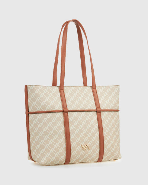 Verde Γυναικεία Τσάντα Ώμου 16-7697 Μπεζ