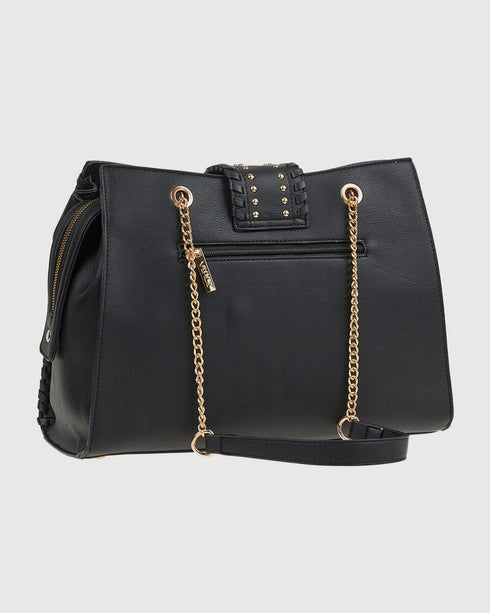 Verde Γυναικεία Τσάντα Ώμου 16-7704 Μαύρο