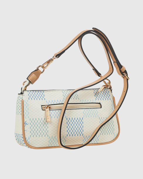 Verde Γυναικεία Τσάντα Ώμου  16-7769 Μπλε