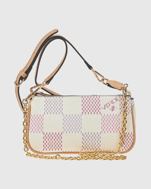 Verde Γυναικεία Τσάντα Ώμου  16-7769 Ροζ