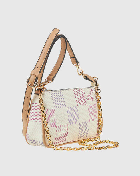 Verde Γυναικεία Τσάντα Ώμου  16-7769 Ροζ