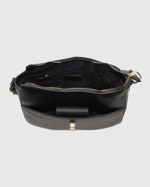 Verde Γυναικεία Τσάντα Ώμου 16-7829 Μαύρο