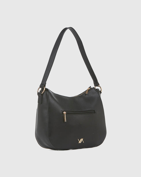 Verde Γυναικεία Τσάντα Ώμου 16-7829 Μαύρο