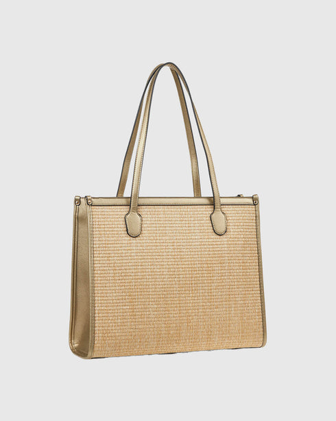 Verde Γυναικεία Τσάντα Ώμου 16-7831 Χρυσό