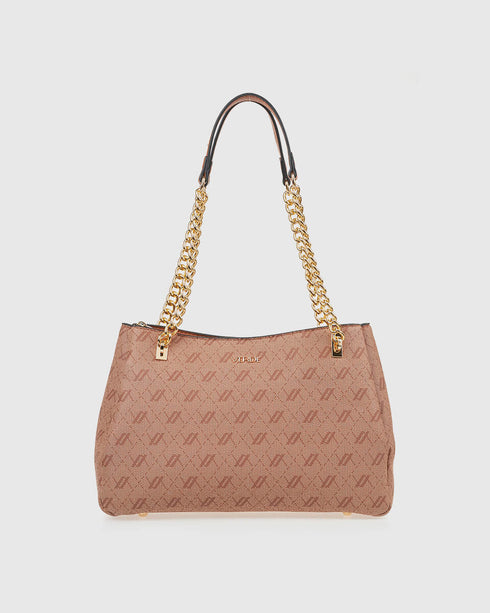 Verde Γυναικεία Τσάντα Ώμου 16-7857 Κάμελ