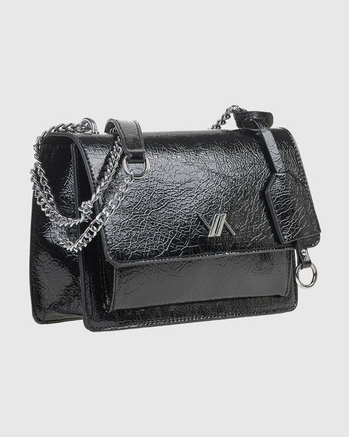 Verde Γυναικεία Τσάντα Ώμου 16-7891 Μαύρο