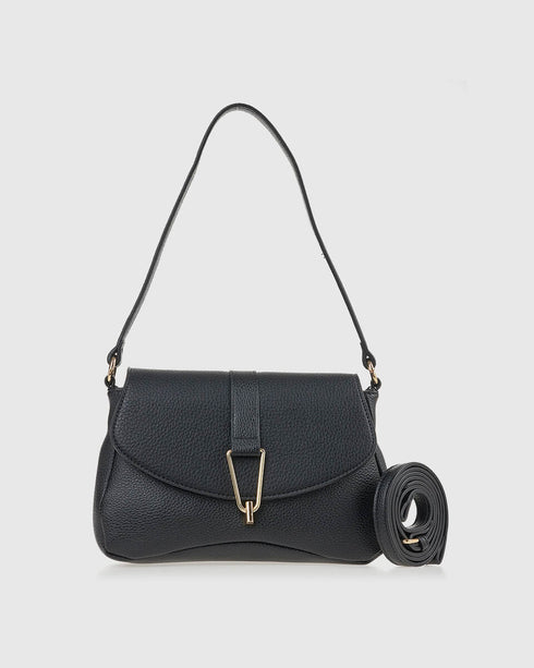 Verde Γυναικεία Τσάντα Ώμου 16-7915 Μαύρο