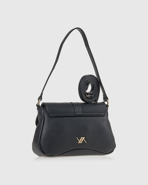 Verde Γυναικεία Τσάντα Ώμου 16-7915 Μαύρο