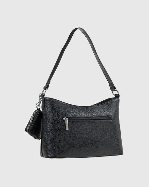 Verde Γυναικεία Τσάντα Ώμου 16-7926 Μαύρο