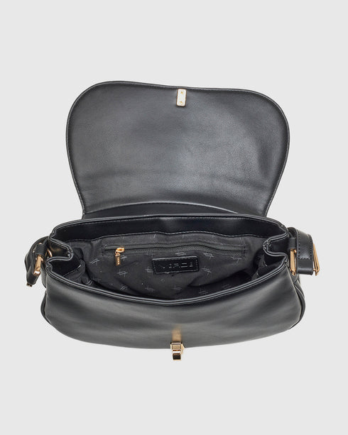 Verde Γυναικεία Τσάντα  Ώμου 16-7994 Μαύρο