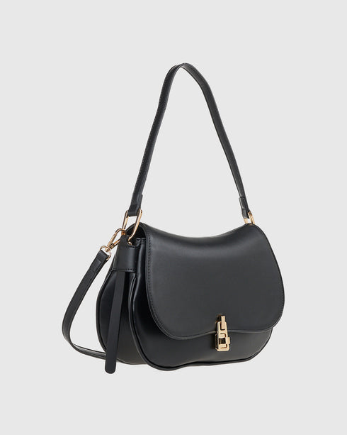 Verde Γυναικεία Τσάντα  Ώμου 16-7994 Μαύρο