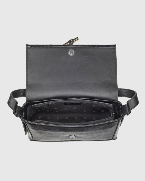 Verde Γυναικεία Τσάντα Ώμου 16-8065 Μαύρο