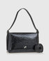 Verde Γυναικεία Τσάντα Ώμου 16-8065 Μαύρο