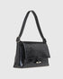 Verde Γυναικεία Τσάντα Ώμου 16-8065 Μαύρο