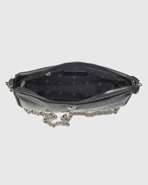 Verde Γυναικεία Τσάντα Ώμου 16-8066 Μαύρο