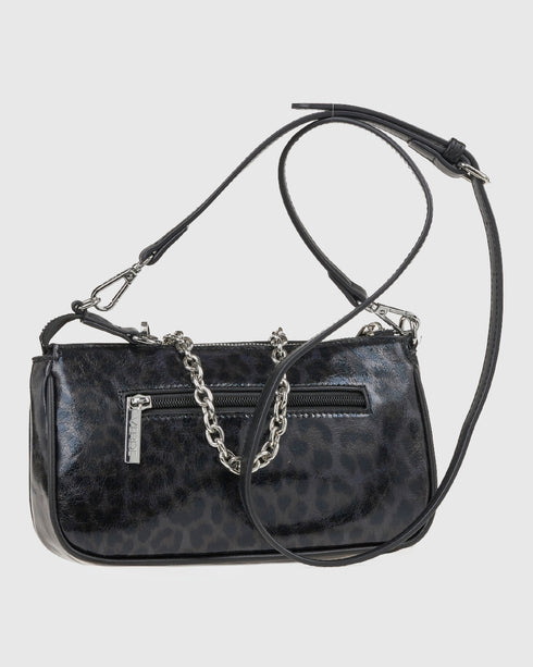 Verde Γυναικεία Τσάντα Ώμου 16-8066 Μαύρο