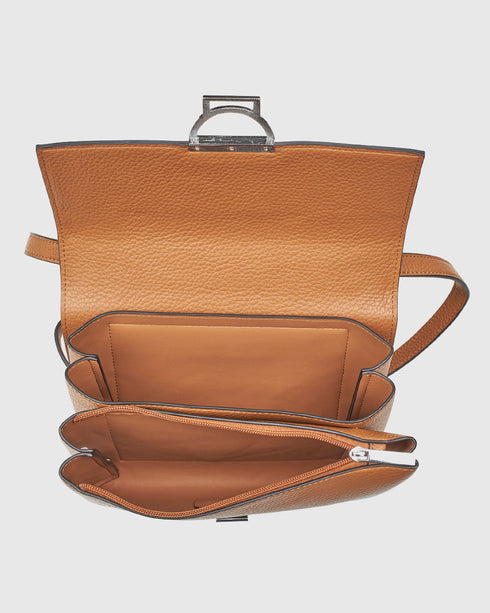 Verde Γυναικεία Τσάντα Ώμου 16-8096 Κάμελ