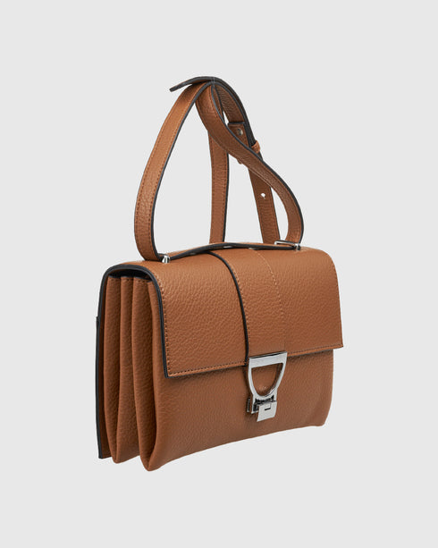 Verde Γυναικεία Τσάντα Ώμου 16-8096 Κάμελ