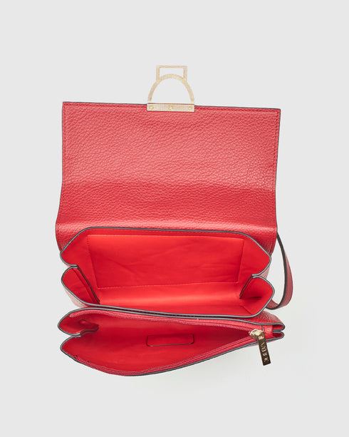 Verde Γυναικεία Τσάντα Ώμου 16-8096 Κόκκινο