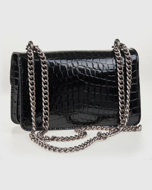 Verde Γυναικεία Τσάντα Ώμου 16-8144 Μαύρο