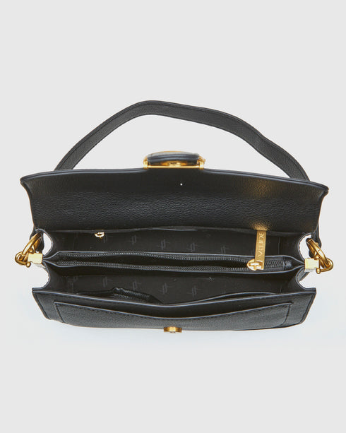 Verde Γυναικεία Τσάντα Ώμου 16-8221 Μαύρο