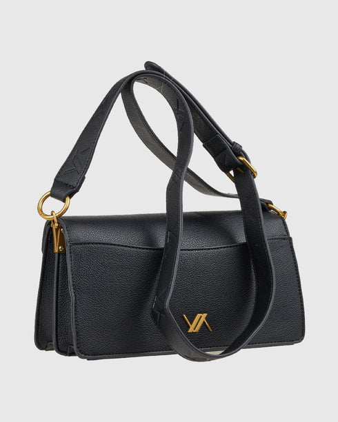 Verde Γυναικεία Τσάντα Ώμου 16-8221 Μαύρο