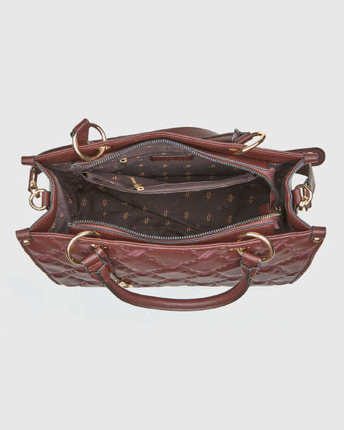 Verde Γυναικεία Τσάντα Ώμου 16-8257 Καφέ