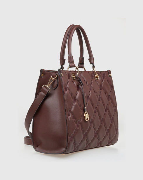 Verde Γυναικεία Τσάντα Ώμου 16-8257 Καφέ