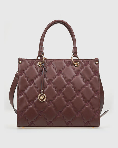 Verde Γυναικεία Τσάντα Ώμου 16-8257 Καφέ