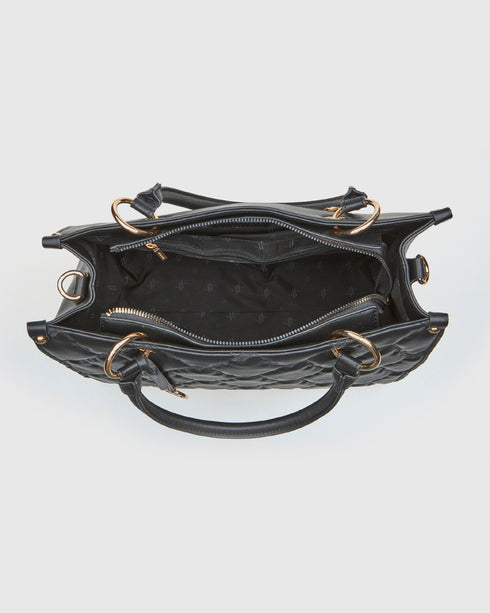 Verde Γυναικεία Τσάντα Ώμου 16-8257 Μαύρο