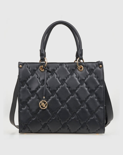 Verde Γυναικεία Τσάντα Ώμου 16-8257 Μαύρο