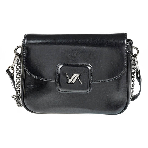 Verde Γυναικεία Τσάντα Ώμου -Χιαστί 16-6981 Μαύρο