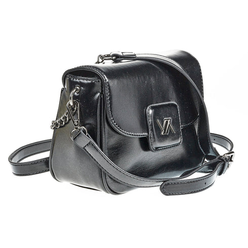 Verde Γυναικεία Τσάντα Ώμου -Χιαστί 16-6981 Μαύρο