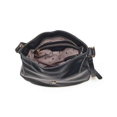 Verde Γυναικεία Τσάντα Ώμου-Χιαστί 16-7372 Μαύρο