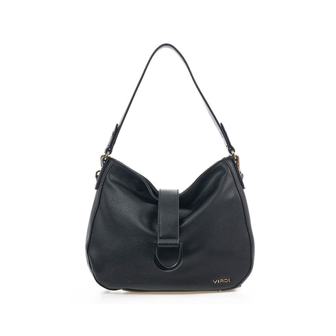 Verde Γυναικεία Τσάντα Ώμου-Χιαστί 16-7372 Μαύρο