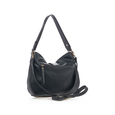 Verde Γυναικεία Τσάντα Ώμου-Χιαστί 16-7372 Μαύρο